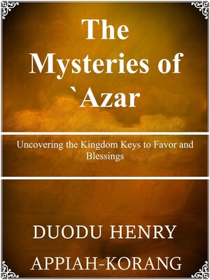 cover image of The Mysteries of 'Azar